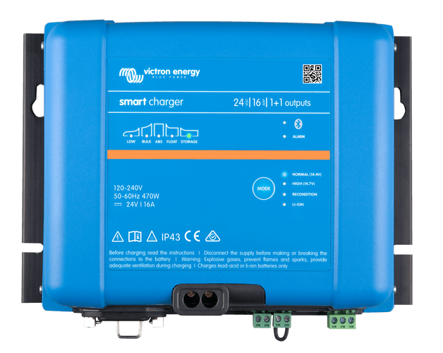 Smart IP43 Charger 24/25(1+1) 120-240V