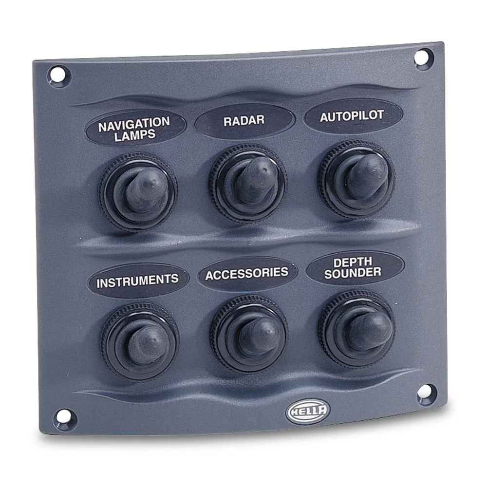 6 Way Compact Switch Panel